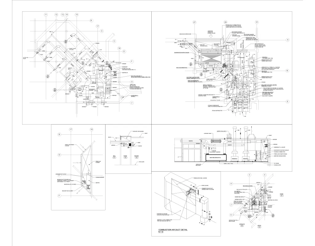 MEP CAD Drafting Samples