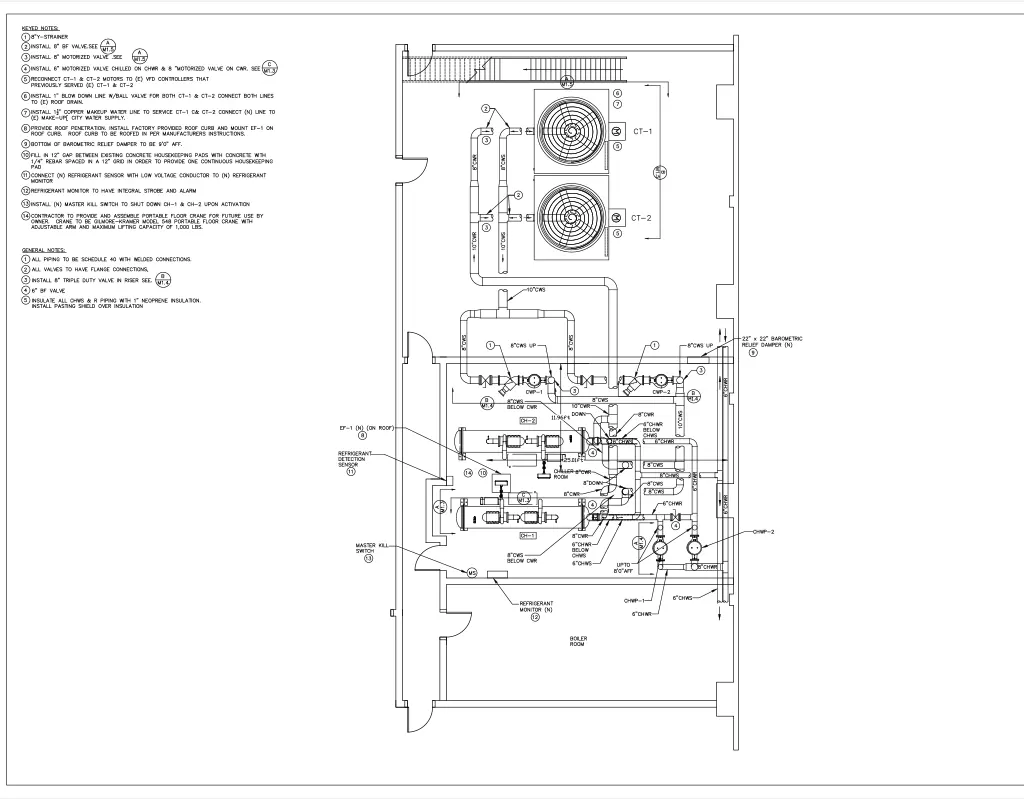 MEP CAD Drafting Samples